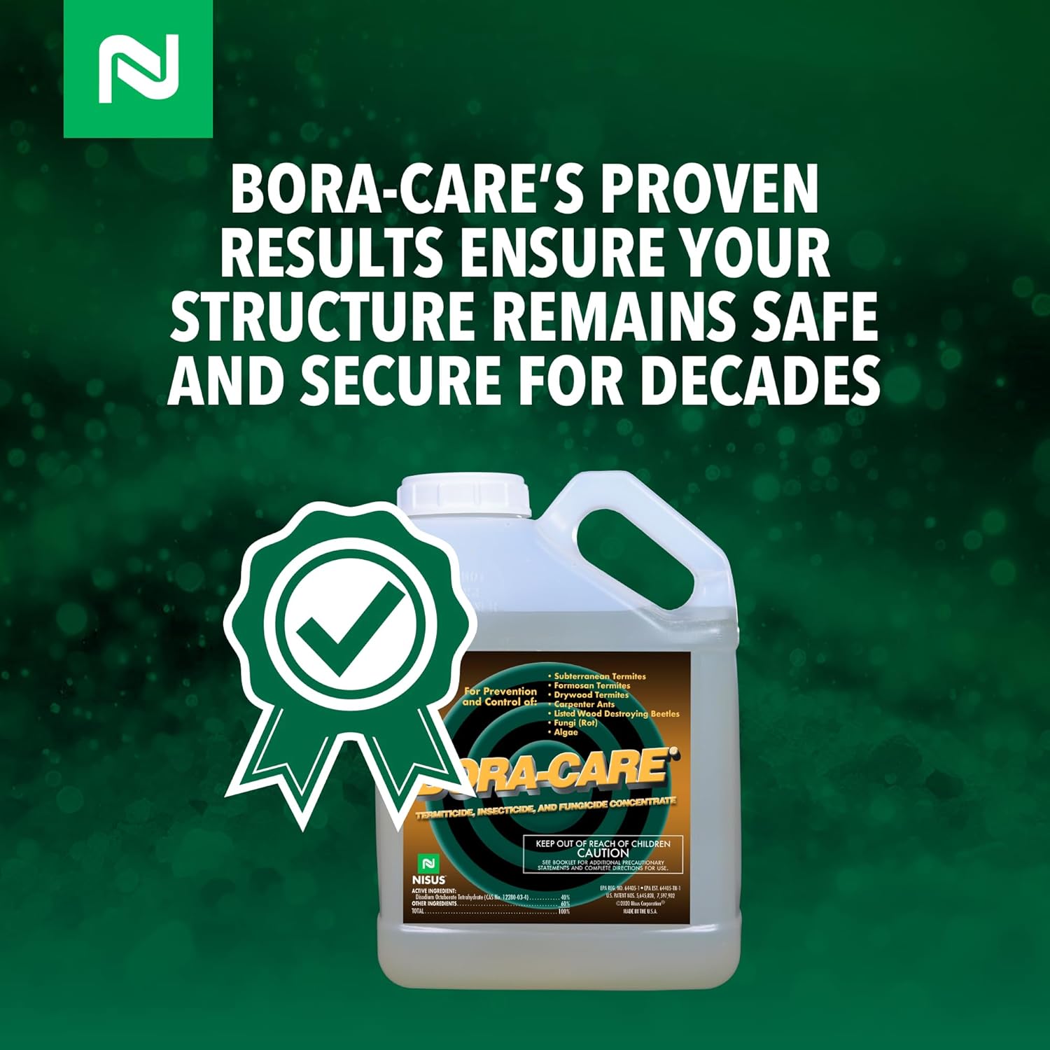 Nisus Bora-Care Termiticide & Fungicide - Wood Protection (1 Gallon)