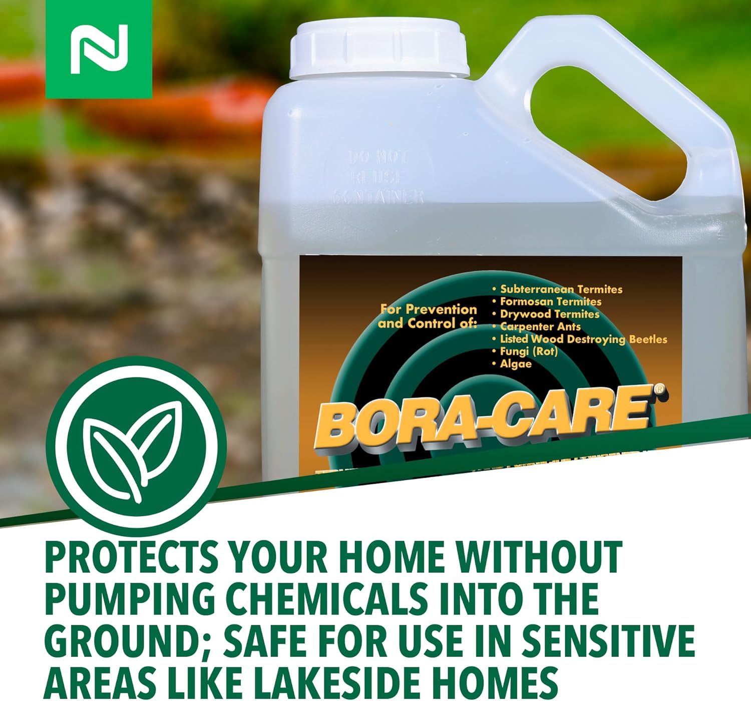 Nisus Bora-Care Termiticide & Fungicide - Wood Protection (1 Gallon)