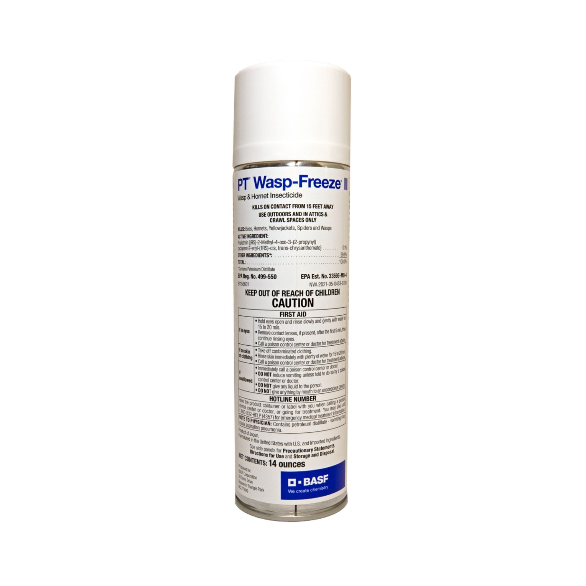 BASF PT Wasp-Freeze II - 14 oz Aerosol for Stinging Insect Control