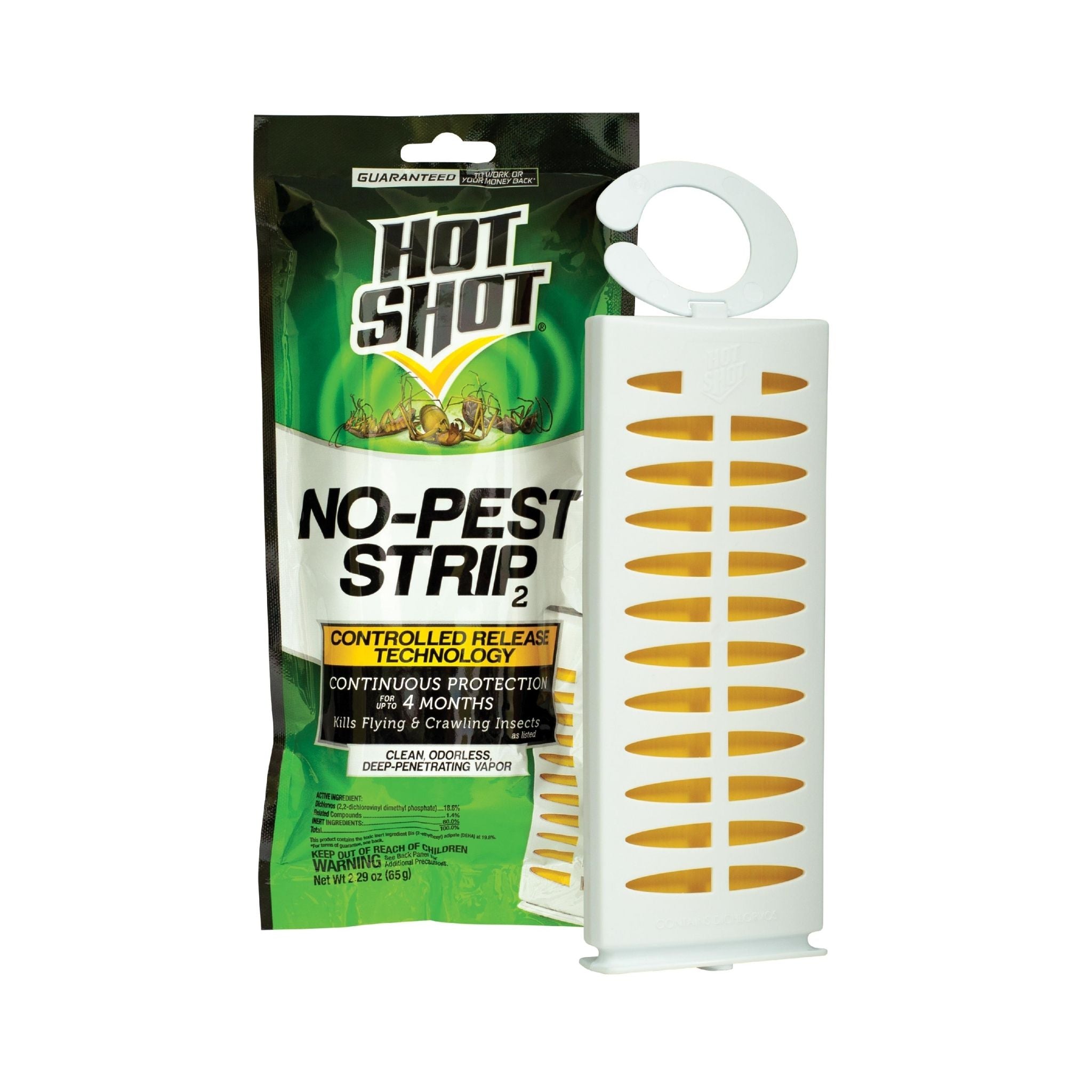 Hot Shot No-Pest Strip – Odorless Insect Control  – 1 Pk